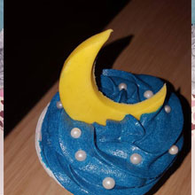 Luna en cielo de estrellas de Cupcakes Valencia