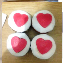 Corazones de Cupcakes Valencia